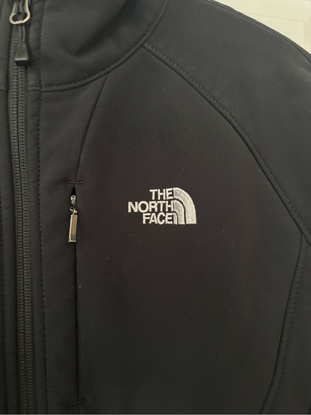 The North Face Apex Soft Shell Jacket Women's Medium Black Full Zip Fleece Lined - Picture 4 of 8